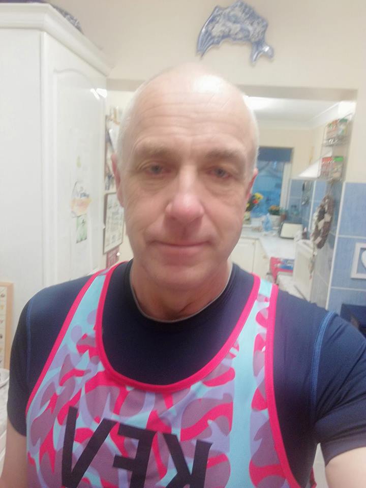 Kevin Miller before 20 mile run 7-4-2019